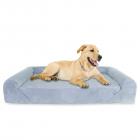 Dog Bed Sofa Lounge Orthopedic Memory Foam Waterproof JUMBO Extra Large - Grey