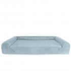 Deluxe Orthopedic Memory Foam Sofa Lounge Dog Bed - Large - Grey
