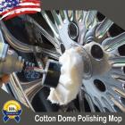 100% Cotton Dome Polishing Mop Buffing Wheel Polish Pad Polisher with Shank