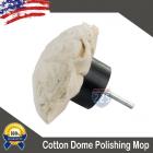 100% Cotton Dome Polishing Mop Buffing Wheel Polish Pad Polisher with Shank