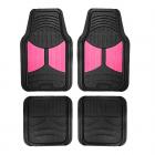 FH Group Heavy Duty Rubber Trim to Fit Monster Eye Floor Mats-4 Pieces with bonus Air Freshener