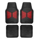 FH Group Heavy Duty Rubber Trim to Fit Monster Eye Floor Mats-4 Pieces with bonus Air Freshener