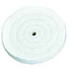 Robtec 4 in. x 1 in. Arbor Cloth Polishing Wheel with Two 1/2"ID Flanges