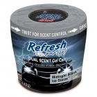 Refresh Dual Scent Gel Can Car Air Freshener, Lightning Bolt / Ice Storm Scent