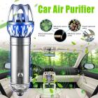 Mini Auto Car Fresh Air Ionic Purifier, Oxygen Bar Cleaner, Air Freshener Ozone Ionizer, Cigarette Smoke Odor Smell Eliminator, Remove Dust, Pollen, Pet Smell, Food Odor