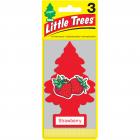 Little Tree Air Freshener, 3pk, Strawberry
