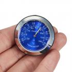 BLUE Universal Luminous Waterproof Car Auto Thermometer A/C Vent Clip Perfume Refill Storage Fragrance Reserve
