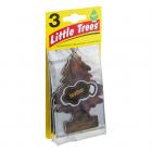LITTLE TREES Air Fresheners Leather 3-Pack