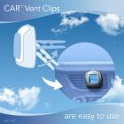 Febreze Car Air Freshener Vent Clip with Gain Scent, Moonlight Breeze, 2 Count