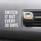Febreze AUTO Odor-Eliminating Air Freshener Vent Clips, New Car Scent, 2 count