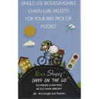 Eco Sheep SHEEP ON THE GO! - (8) Portable, Sheep Oil Based Biodegradable Bike Chain Lube Packets for All Bicycle Types- Packaged In Eco-Friendly Paper Packets. Always Have Bike Oil!