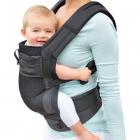 Blooming Baby Black Airflow Carrier with Gray Infant Insert