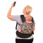 KidsEmbrace Deluxe Baby Carrier with Hood, DC Comics Chibi Justice League