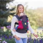 LILLEbaby Airflow Baby Carrier - Charcoal with Berry