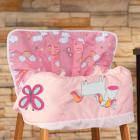 On the Goldbug 2-in-1 Shopping Cart Cover and High Chair Cover, Unicorn Print