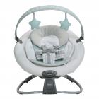 Graco Duet Moon Rocker Lightweight Stationary Vibrating Seat with Travel Tote, Fifer