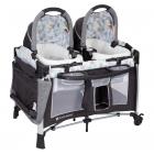Baby Trend Go-Lite™ Twins Nursery Center Playard, Drip Drop Blue