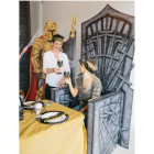 Seven Kingdoms Iron Throne Cardboard Stand-Up, 7ft