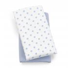 Chicco Lullaby Playard Sheets, Blue Dot 2-Pack