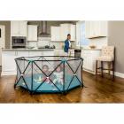 Regalo My Play Portable Playard Indoor and Outdoor with Carry Case and Adjustable/Washable, Teal, 8-Panel
