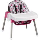 Evenflo 3-in-1 Convertible High Chair, Dottie Lime