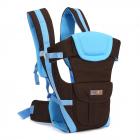 Newborn Infant Baby Carrier Breathable Ergonomic Adjustable Wrap Sling Backpack Khaki, Blue, Pink 4 Carrying Position Modes
