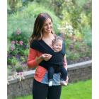 JJ Cole Agility Stretch Carrier, Baby Wrap Carrier, Black, Large