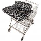 On the Goldbug 2-in-1 Shopping Cart and High Chair Cover, Black