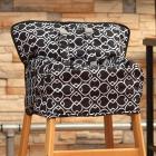 On the Goldbug 2-in-1 Shopping Cart and High Chair Cover, Black