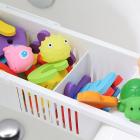 Moaere Collection Kids Bath Toy Organizer and Bathtub Storage Basket Children Tub Shower Toy Organizer Holder 22''X5.5''