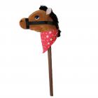 Ponyland Giddy-Up 28" Stick Horse Plush, Brown Horse w/sound