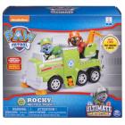 PAW Patrol Ultimate Rescue - Rocky’s Ultimate Rescue Recycling Truck with Moving Crane and Flip-open Ramp, for Ages 3 and Up