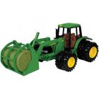 John Deere Toy Tractor Set, 7220 Tractor &amp; Bale Mover, 1:16 Scale