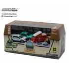 1:64 Motor World Multi-Car Dioramas - Campsite Cruisers United States Forest Service (USFS) Edition (4-Car set with 3 figures)