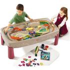 Step2 Deluxe Canyon Road Train & Track Table with Train Set