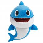 Pinkfong Baby Shark OfficialSong Puppet with Tempo Control - Daddy Shark - Interactive Preschool Plush Toy - By WowWee