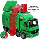 Click n' Play Friction Powered Garbage Truck Toy with Garbage Cans