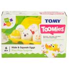 Tomy Toomies Hide &amp; Squeak Eggs, Kids Egg Squeak Toys, 6m+