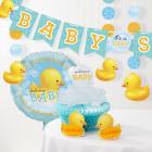 Bubble Bath Rubber Duck Baby Shower Decorations Kit