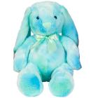 Kellytoy Easter 15 inch Teal Sitting Tie Dye Long Ear Bunny Plush