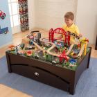 KidKraft Metropolis Train Set & Table with 100 accessories included