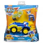 PAW Patrol, Mighty Pups Super PAWs Chase’s Deluxe Vehicle with Lights and Sounds