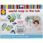 ALEX Bath World Map in the Tub
