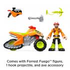 Rescue Heroes Forrest Fuego & Fire Tracker Vehicle