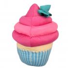 Nickelodeon JoJo Siwa Large 17" Plush Pink and Blue Sparkle Cupcake Pillow, 1 Each