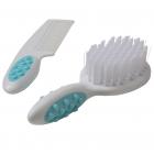 Safety 1st Soft Grip Brush & Comb With Soft Bristles, Arctic