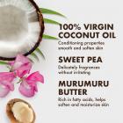 SheaMoisture Baby Lotion 100% Virgin Coconut Oil, Sweet Pea & Murumuru 13 fl oz