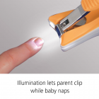 Safety 1st Sleepy Baby Nail Clippers With Emery Board, Arctic