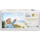 Eco by Naty Premium Disposable Diapers for Sensitive Skin, Size 4, 2 packs of 44, 88 Diapers