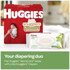 HUGGIES Natural Care Baby Wipes 3 Refill Packs